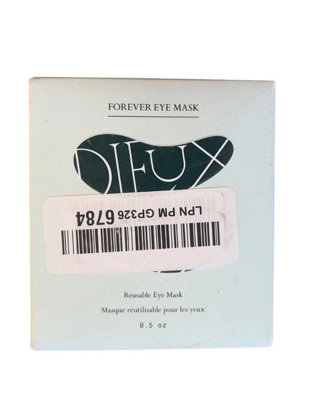 Dieux Forever Eye Mask Reusable Silicone Eye Patches 0.5 oz Skincare New